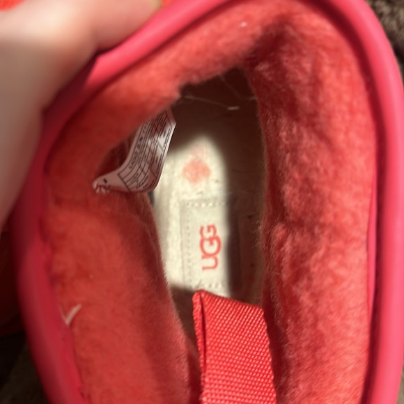 UGG Classic Clear Mini II Rock Rose Pink Winter Boots 1112386K Sz US 7 - Picture 5 of 6